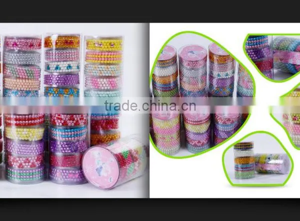 Gift Decorate Design Pearl Gem Sticker Sheet Rolls photo-2