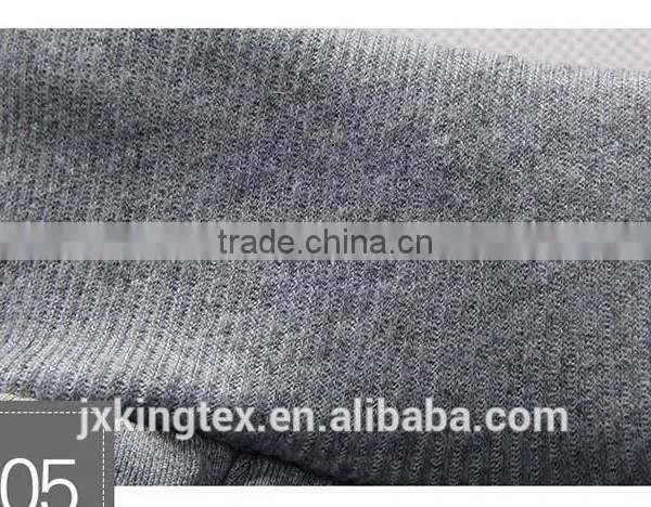 Jiangxi Kingtex Hot Sale Combed Cotton French Terry Contrast Sleeve Top Jumper Knitting Hoodies Set With SGS Certification photo-4