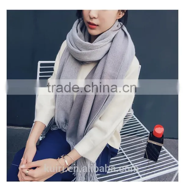 Fashion Camel Winter Women's Artificial Cashmere Shawl Scarf Thick Warm Wrap Long Muffler Tassels photo-6