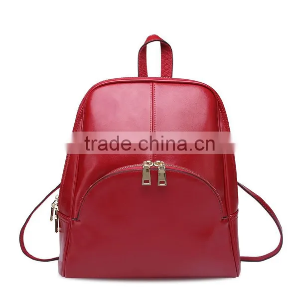 2016 Newest Desing Factory Ladies Backpack Keather Bag photo-4