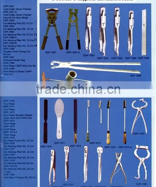 High Quality Stainless Steel Veterinary Instrument