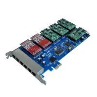 SinoV-TDM2400E 24 Fxo/fxs PCI-E Asterisk Card