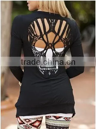 Walson New Fashion Women Lady Long Sleeve Shirt Casual Blouse Loose Cotton Tops T Shirt photo-2