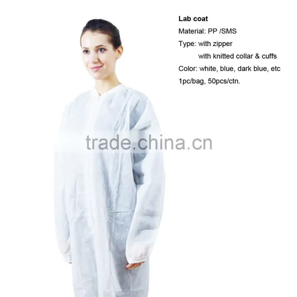 Mens Disposable Nonwoven Lab Coat photo-4