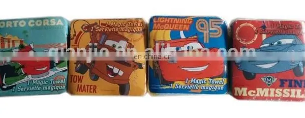 BEST SALE Wholesale Cheap 100% Cotton Towels Magic Compressed Towel Printing Cotton Face Towel for Gift photo-5
