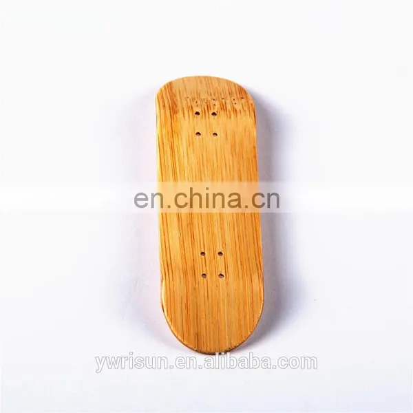 New Designs 100*30 or 100*32mm Bamboo Blank Mini Fingerboard Deck photo-2