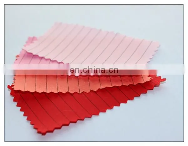 High quality 5mm conductive fiber black strip antistatic fabric