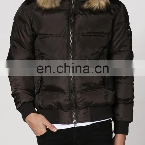 Soft Artificial Down Jacket for Men photo-4