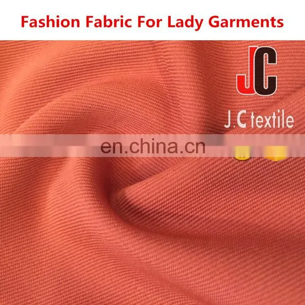 JC B2878 Shaoxing Knit Fabric Twill Polyester Fabric Price per Meter photo-2