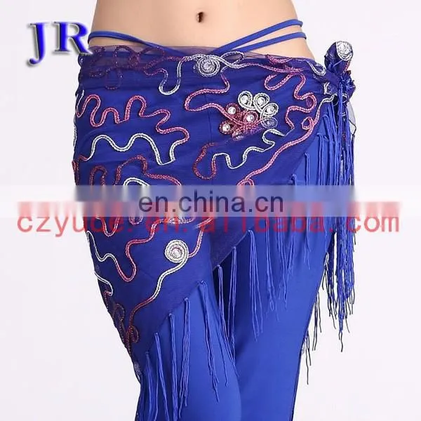 High Embroidery Net Cloth Belly Dance Waist Belt Y-2018# photo-6