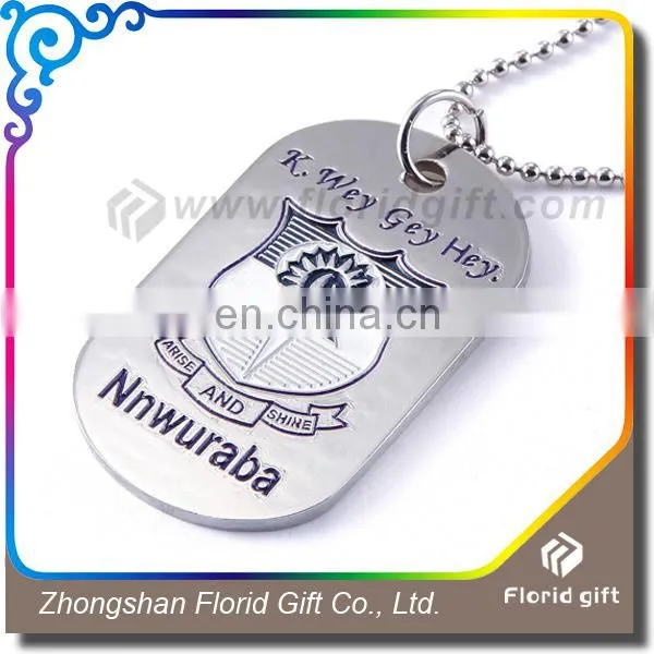 Made in China Factory Cheap Dog Tag Stamping Custom Logo With Ball Chain photo-3