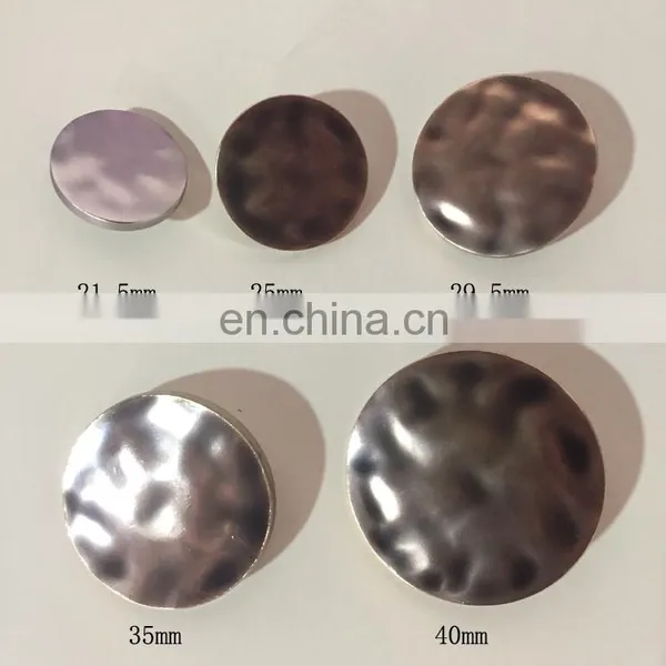 Fashion Antique Gold Metal Zinc Alloy Big Sewing Button With Various Sizes for Coat photo-6
