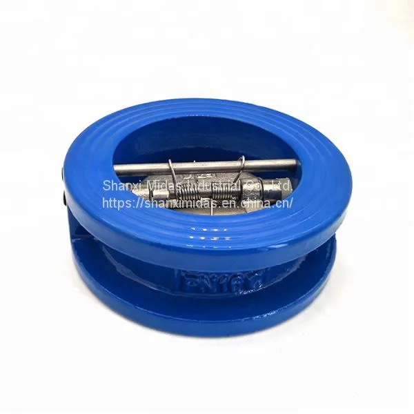 PN16 Ductile Cast Iron di Wafer Type Butterfly Check Valve photo-4