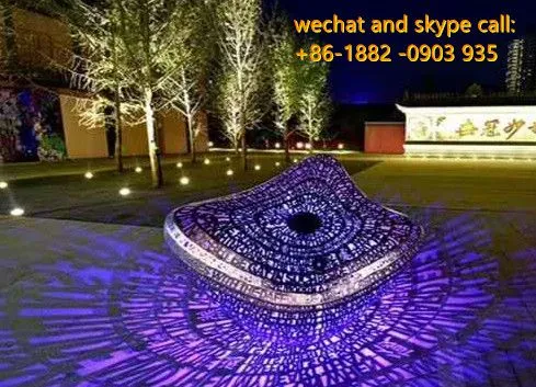 Hollowed Sculpture Mirror Light For Decoration