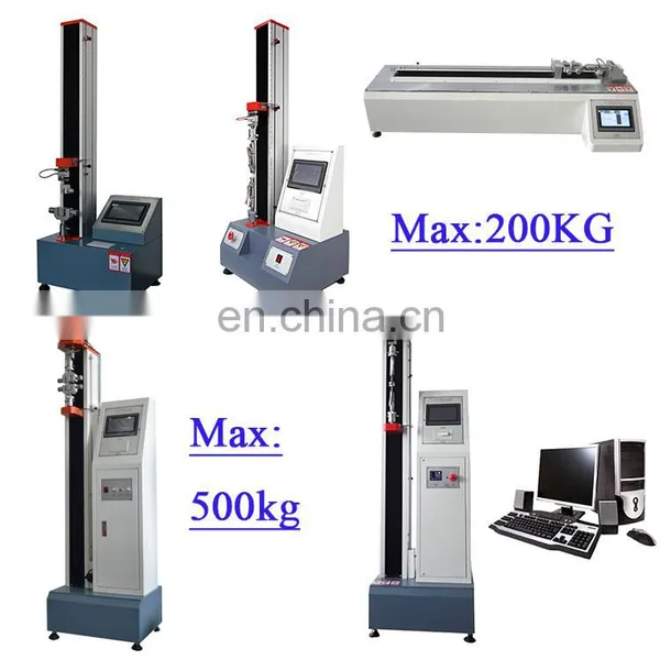 ZONHOW High Quality Competitive Price Touch Screen Paper Tensile Strength 2kn Utm Tensile Testing Machine photo-4
