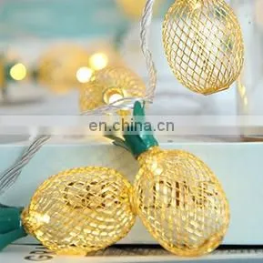 Led Metal Iron Pineapple Mesh Christmas String Lights Garden Bedroom Decoration Indoor Party Wedding Waterproof Fairy Light photo-2