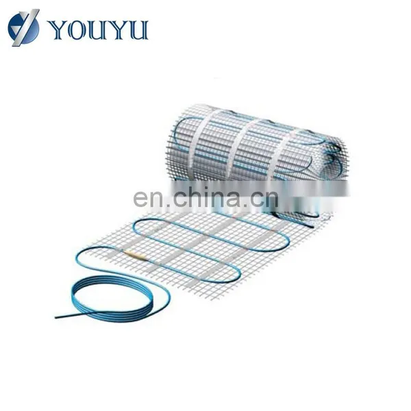 Radiant Underfloor Under Tile Double-Core Foil Electric Heating Mat With Touch Thermoatat For Laminate photo-2