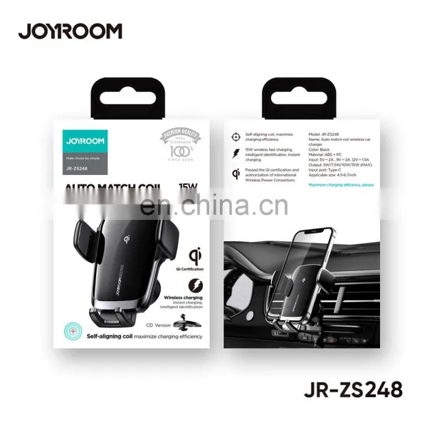 JOYROOM Other Mobile Phone Accessories Car Mount Wireless Charger 15W QI Mobile Phone Holders photo-7