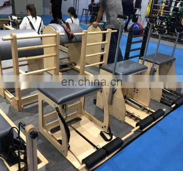 White Maple Wood Pilates Ladder Barrel Used in Pilates Studio Ladder Barrel Pilates SRP32 photo-6