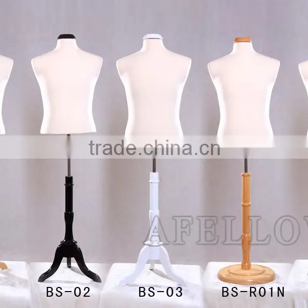 Adjustable Male Mannequin Upper Body Dummy Half Body Men Mannequin M0017-MB photo-4