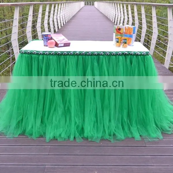 Wedding Party Birthday Supply Dessert Station Gauze Decoration Green SD103 photo-2