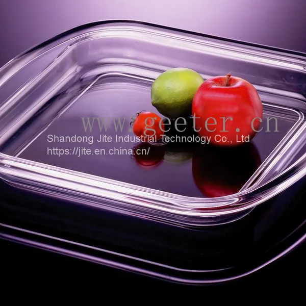 China Custom Plastic Products Transparent Acrylic Fruit Plate
