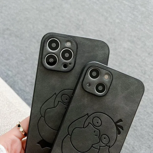 Leather Waterproof Can Reach Duck For Iphone 11 Pro Max Skin Pressing Privacy Mobile Phone Case With 7 8p Soft Case 12 13 14 photo-5