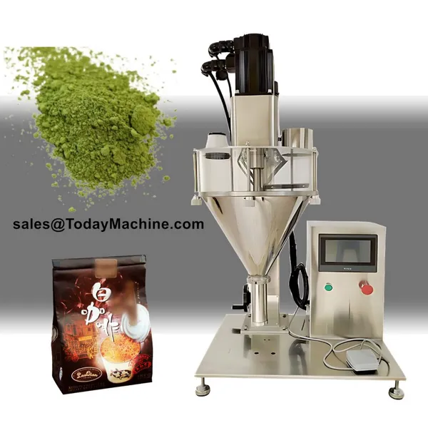 Automatic Seasoning Protein Coffee Spice Powder Auger Filler Jar Bottle Filling Machine photo-3