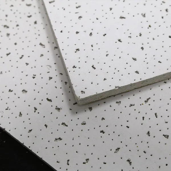 Office Modern 595x595mm Mineral Fiber Acoustic Perforated Ceiling Tiles for Hotels Factory photo-3