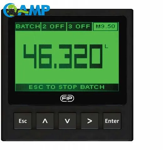FLS M9.50 Batch Controller With Overrun Compensation and Loss-of-Signal Alarm