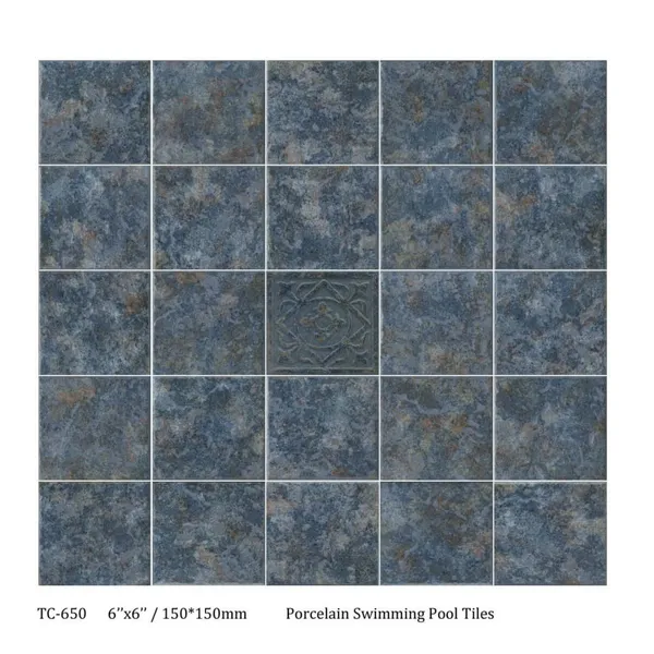 Luxury 6x6 / 150x150mm Porcelain Swimming Pool Tiles | Italian Quality photo-2