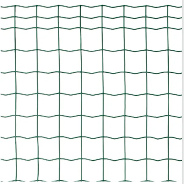 PVC Coated Wire Mesh Euro Fence Rolls Green Wavy Wire Fence for Garden Boundary