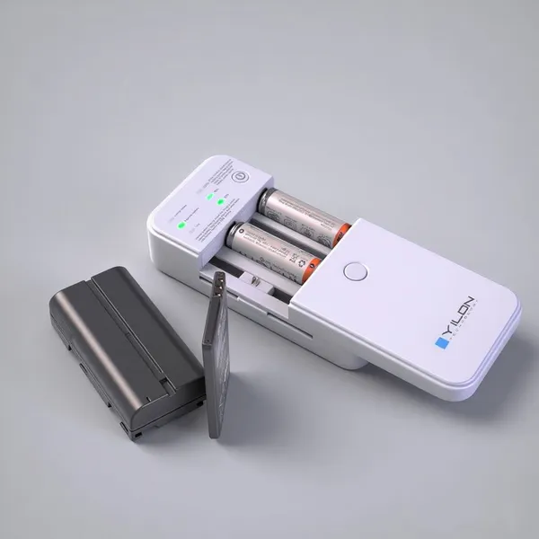 Multi -use Portable Charger Power Bank With Rechargeable Batteries, 5000 MAh, OEM, Factory Direct Sale