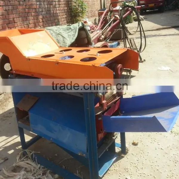 Two Feeding Hoppers Corn Stripper and Sheller Machine photo-6