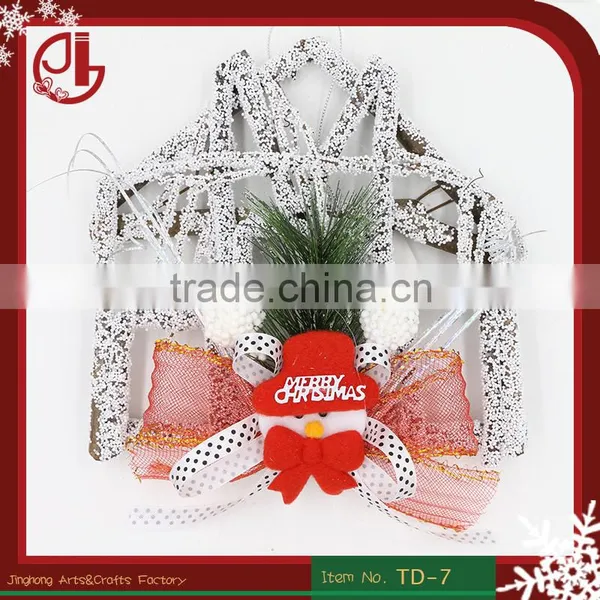 Decorative Foam Christmas Tree Hanging Decoration Wood Wholesale Christmas Ornament