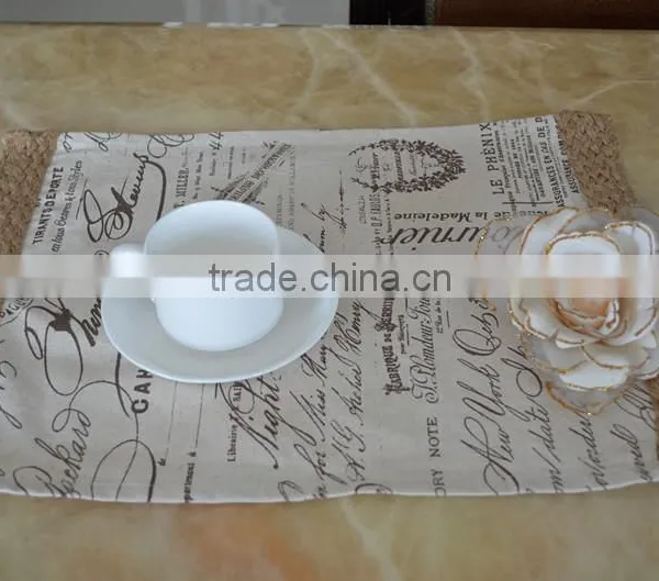 Linen & Polyester Printed Custom Printed Placemats