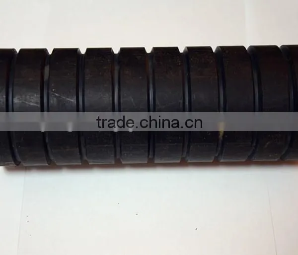 China Top Quality Size 89*465mm Rubber Coated Conveyor Idler Roller for Coal Mining photo-4
