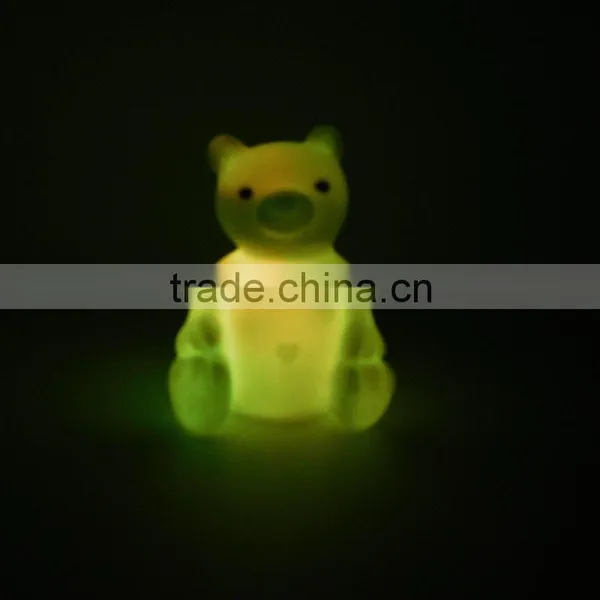 Plastic Honey Bear Plastic Electronic Toys Pvc Vinyl Wild Animal Toy Led Light Bear Toys photo-5
