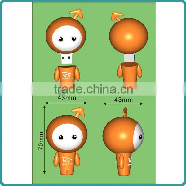 New Design Cartoon Custom Shape Soft Pvc Usb photo-2