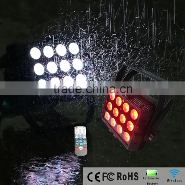Led Par 12pcs 5in1 Wireless Battery Waterproof Light photo-6