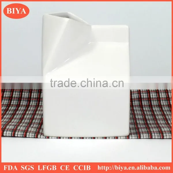 Yogurt Cup Hot Sales Porcelain Milk Jar,wholesale Good Price Porcelain Milk Pot and Ceramic Pepper Sauce Juice Jar and Pot photo-4