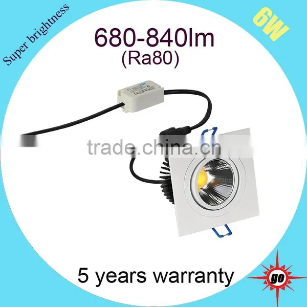 2016 New Fashionable Square LED Downlight 6W photo-4