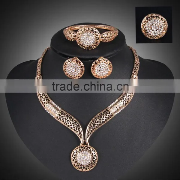 Manufacturers,Gold Jewellery Gold Plated Jewelry Set Zircon Jewelry Set photo-2