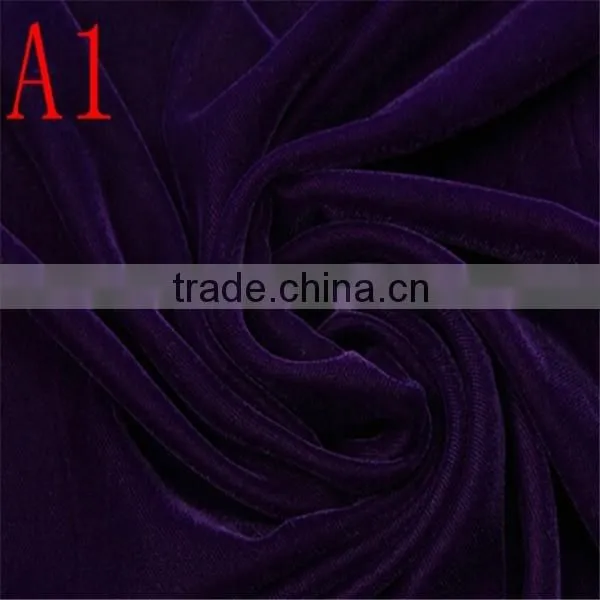Violet Fabric/polyester Fabric Micro Plain Velvet 5000 Fabric/micro Velvet 9000 photo-3