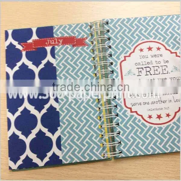 Spiral Notebook Color Pages Printed Notebook Custom photo-3