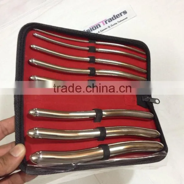 Hegar Uterine Dilators Set of 8 Dilators 3-4 mm to 17-18mm ,Gynecology Instruments Hegar Uterine Dilator Set in Pouch CE photo-4