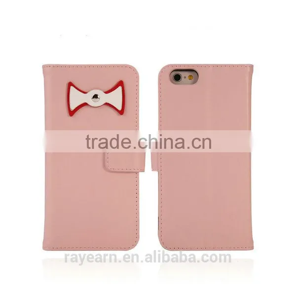 Sweety Bow Tie Leather Case for IPhone User Young Group photo-2