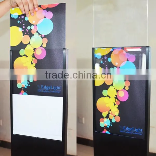 EdgeLight AF90 Double Sided Pillar LED Lighting Box City Pillar Decoration Advertising Lamp Post Light Case photo-4
