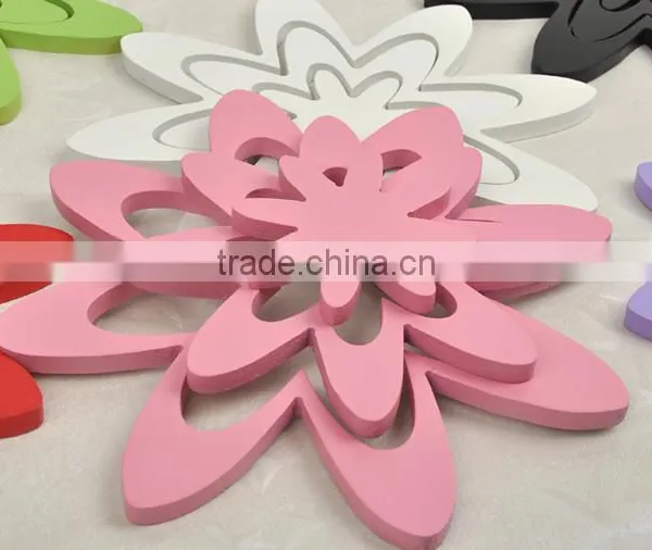 Cheap 3D MDF Wall Adhesive Decoration 117*117MM photo-5