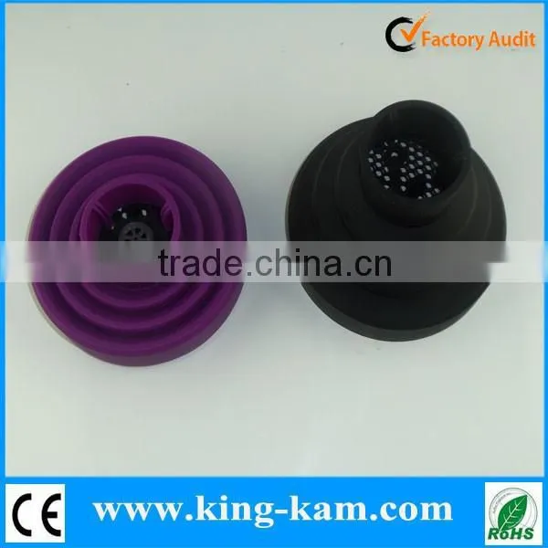 Products for Hair Diffuser Portable Orange Silicone Finger Hair Blow Dryer Diffuser Universal photo-3